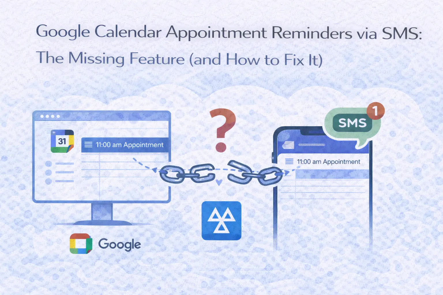 Google Calendar Appointment Reminders via SMS: The Missing Feature (and How to Fix It)