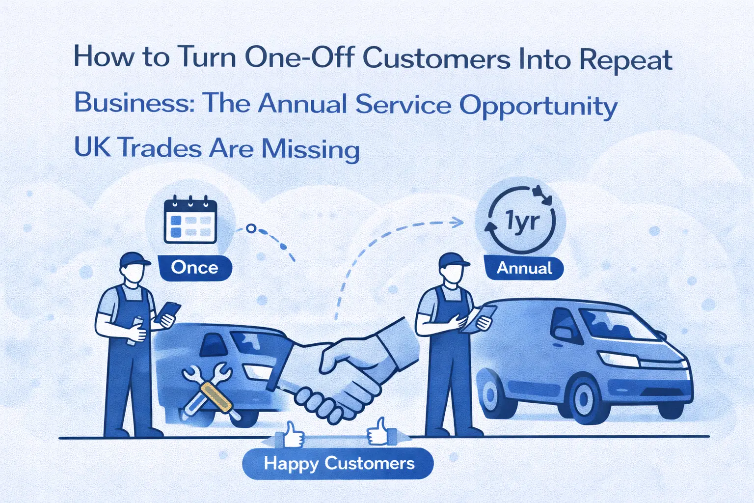 How to Turn One-Off Customers Into Repeat Business: The Annual Service Opportunity UK Trades Are Missing